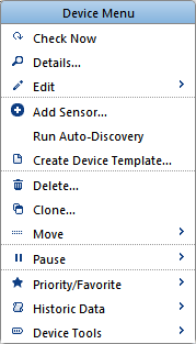 Context Menu Context Menu