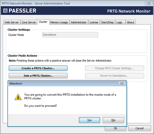 Convert This Installation Into a Cluster Master Node